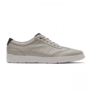 Men Rockport Total Motion Court T-Toe uBal Sneakers Grey | 3785-AKPNH