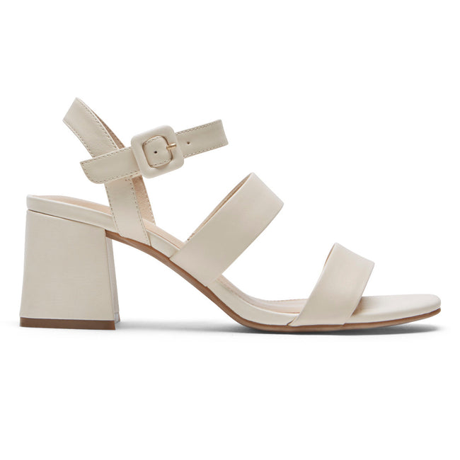 Women Rockport Farrah Strappy Heels Light Yellow | 7684-ASIJC