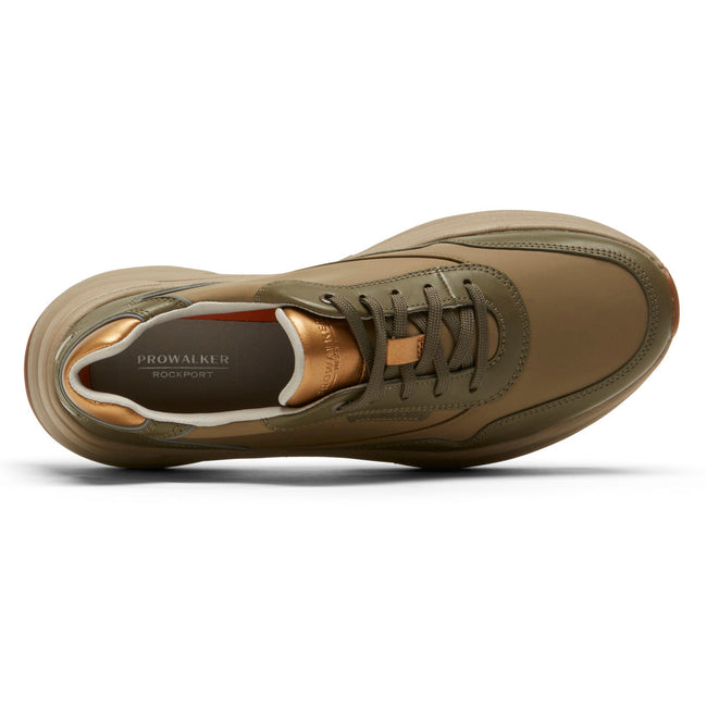 Women Rockport Prowalker NEXT Sneakers Green / Grey | 7236-ZGMDB