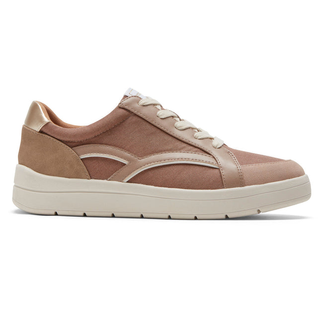 Women Rockport truFLEX Navya Retro Sneakers Pink | 3249-KNWHR
