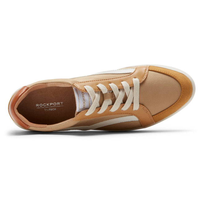 Women Rockport truFLEX Navya Retro Sneakers Mustard | 3275-QNDFY