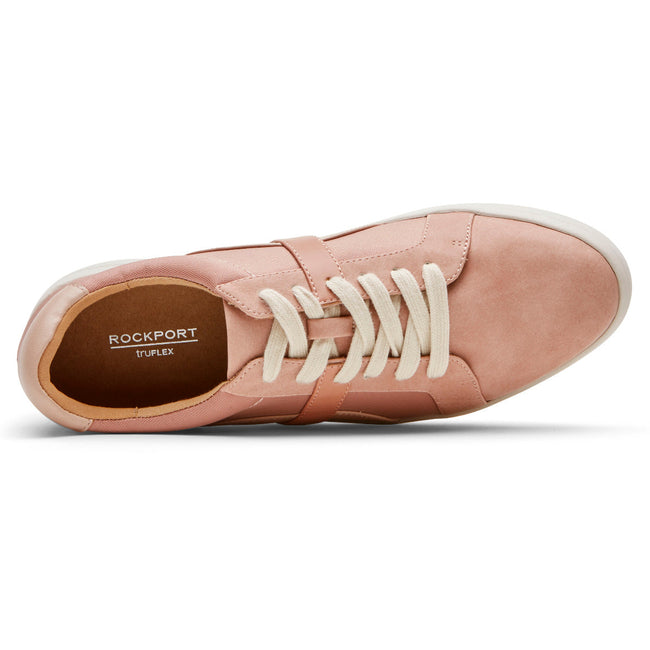 Women Rockport truFLEX Navya Sneakers Pink | 7958-BUSQO